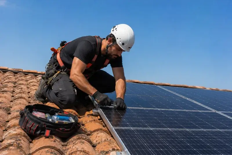 Maintenance et monitoring de panneaux solaires à Saint-Hilaire-de-Voust